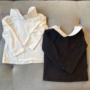 Zara Peter Pan Collar Basic Shirts